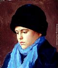 Steven J Levin Canvas Paintings - Russian Girl